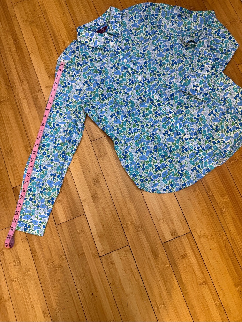 NWOT J. Crew Liberty Long Sleeve Floral Button Down Top Size 8 - Picture 15 of 16
